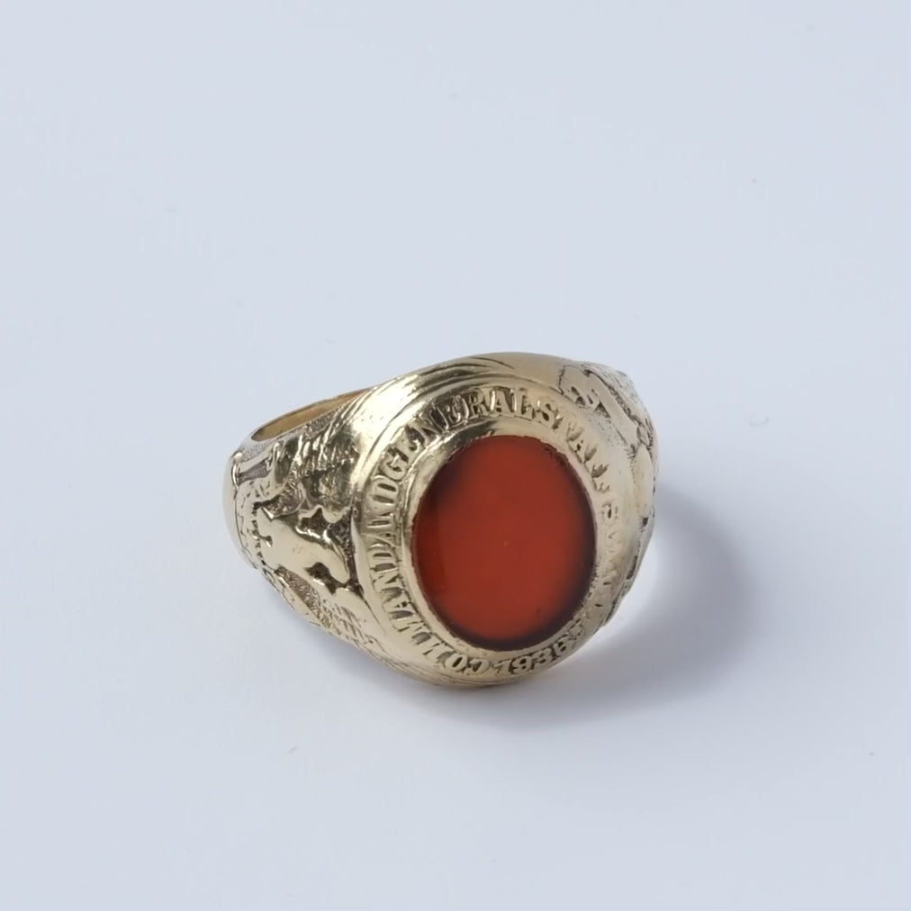 カレッジリング / Command & General Staff School 1936 College Ring