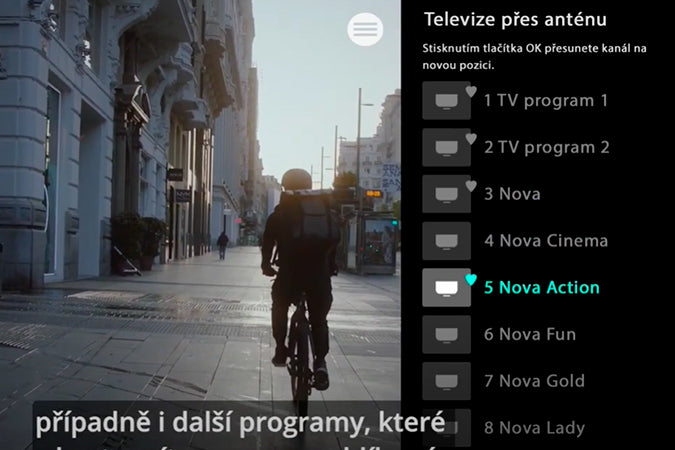 Jak seřadit programy na Phillips TV