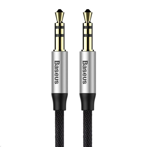 Audio kabel Baseus Yiven M30 3.5mm, jack/jack, 1,5m, černá