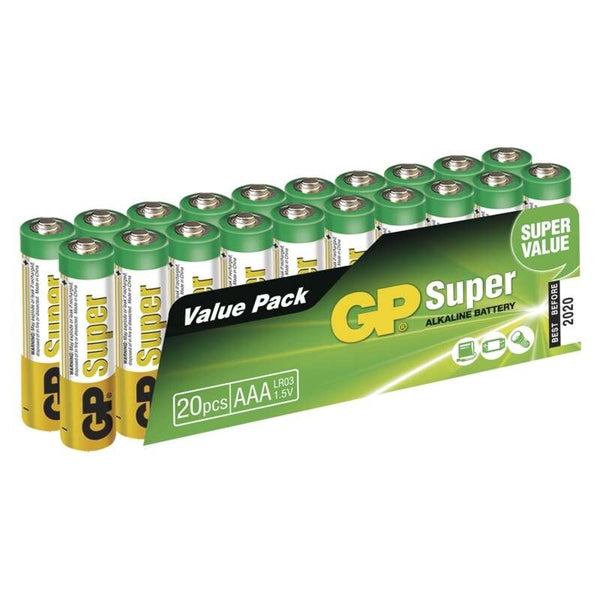 Baterie GP Super Alkaline, AAA, 20ks