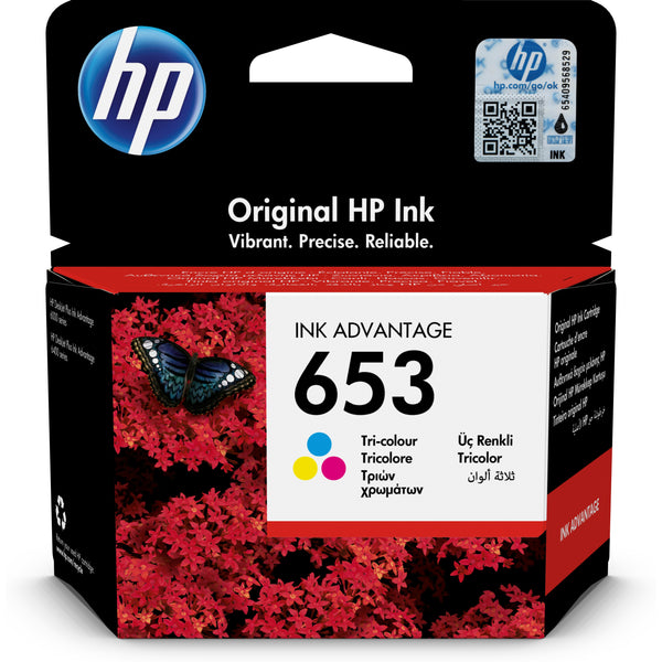 Cartridge HP 3YM74AE, 653, Tri-color