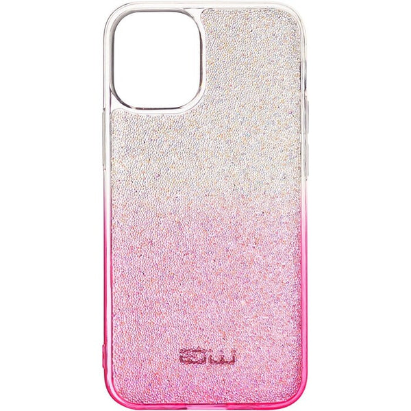 Zadní kryt pro iPhone 12 Mini, Rainbow, růžovo/stříbrná