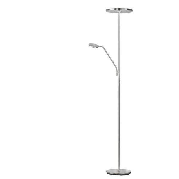 Stojací lampa Trio FHL 840030, stmívatelná, matnikl