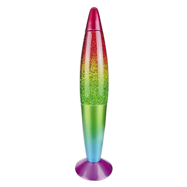 Dekorativní lávová lampa s glitry Rabalux 7008GLITTERRAINBOW