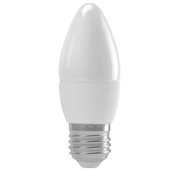 LED žárovka Emos ZQ3110, E27, 4W, svíčka, matná, teplá bílá