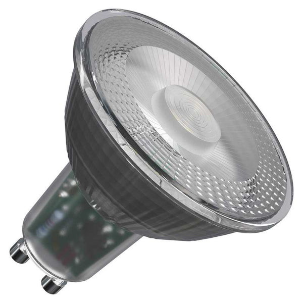 LED žárovka Emos ZQ8333, GU10, 4,2W, čirá, teplá bílá
