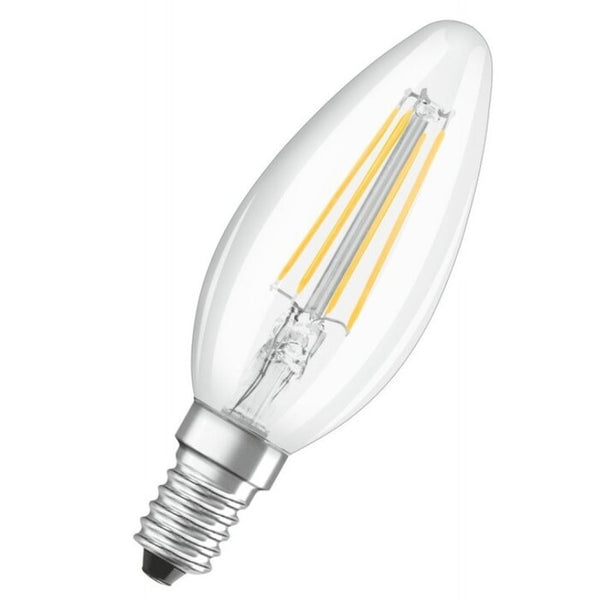 LED žárovka Osram VALUE, E14, 4W, svíčka, retro, teplá bílá