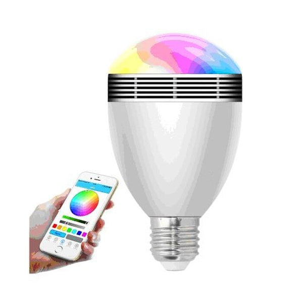 SMART bluetooth žárovka X-SITE BL-06G + 2 barevné LED žárovky