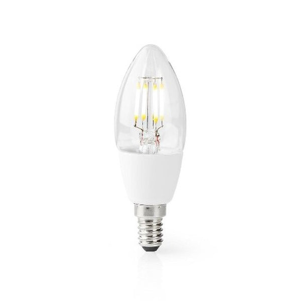 SMART LED žárovka Nedis WIFILF10WTC37, E14, 5W, svíčka, bílá