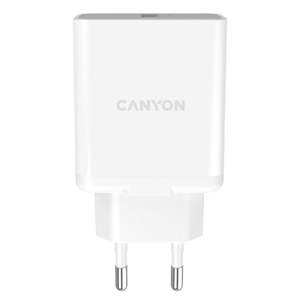 Nabíječka Canyon H-24, USB-A, bílá