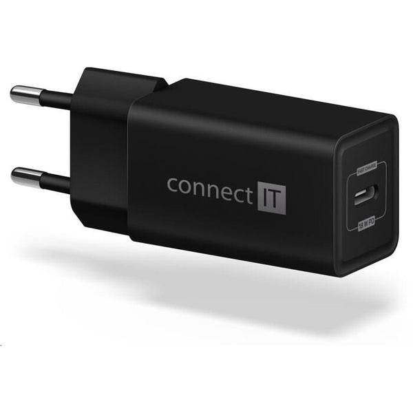 Nabíječka Connect IT 1xUSB TypC, PD Fast Charge, 18W, černá