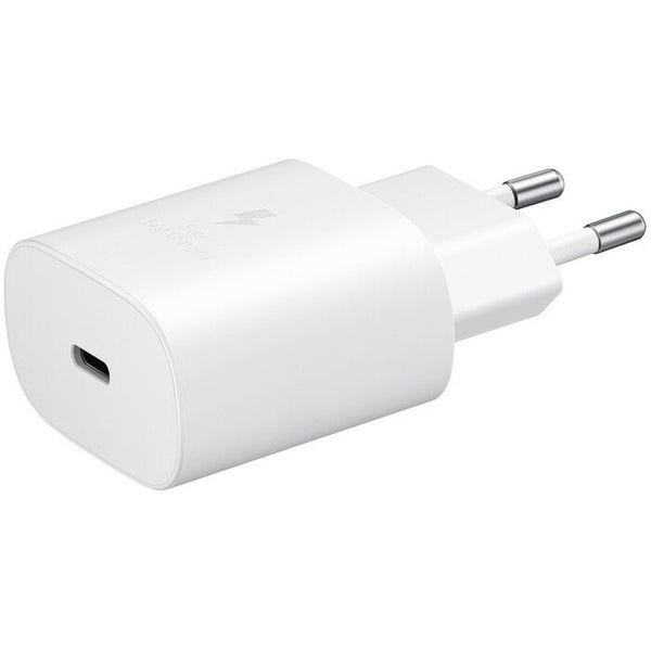 Nabíječka Samsung 1x USB Typ C, 25W + kabel USB Typ C, bílá