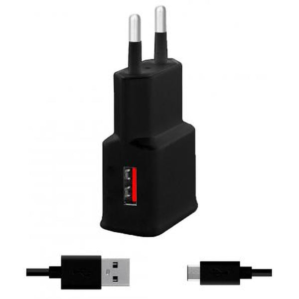 Nabíječka WG 1xUSB, 2A, QC 3.0 + kabel Type C, černá