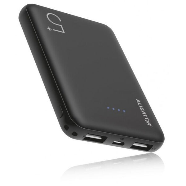 Powerbanka Aligator PB5+, 5000mAh 2xUSB, černá