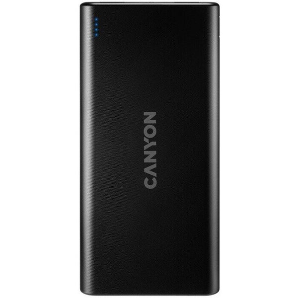 Powerbanka CANYON 10 000 mAh, 2xUSB-A, černá