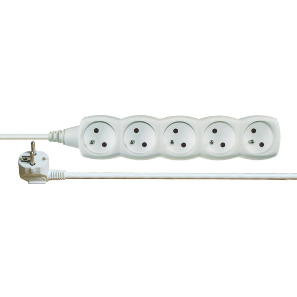 EMOS Prodlužovací kabel – 5 zásuvek, 1,5m, bílý