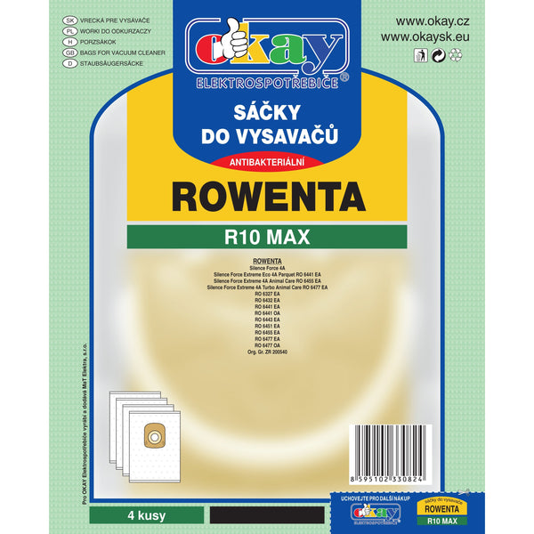 Sáčky do vysavače Rowenta R10 MAX, 8ks