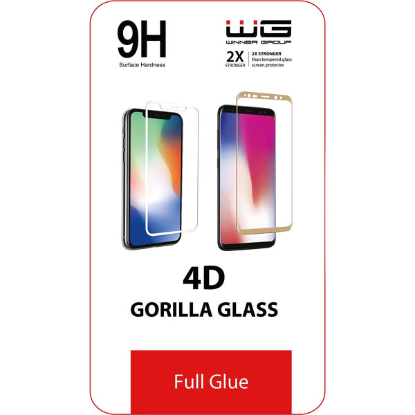 Tvrzené sklo 4D pro Motorola G9 Play/E7+/G10/G30/G50, Full Glue