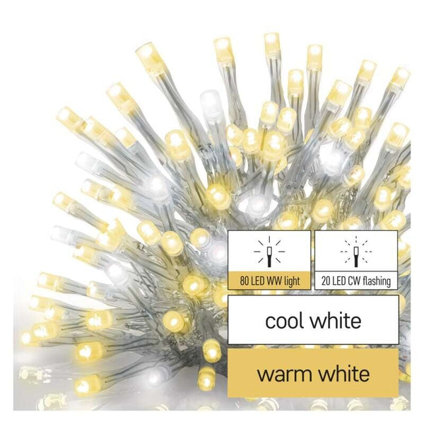 Vánoční osvětlení Emos D1CN01, spojovací, studená bílá, 2,5m