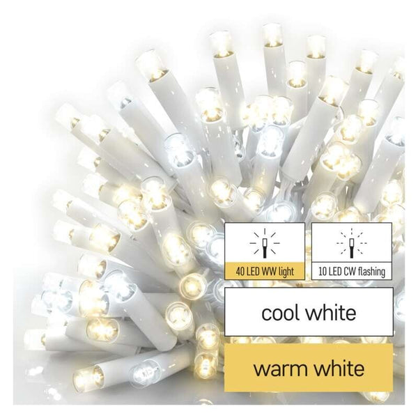 Vánoční osvětlení Emos D2CN02, rampouchy, bílá, 3m POUŽITÉ, NEOPO