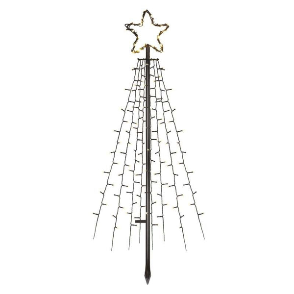 Vánoční strom Emos DCTW02, kovový, teplá bílá, 180cm POUŽITÉ, NEO