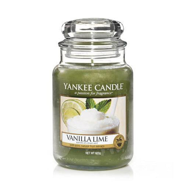 Svíčka Yankee candle Vanilka s limetkami, 623g