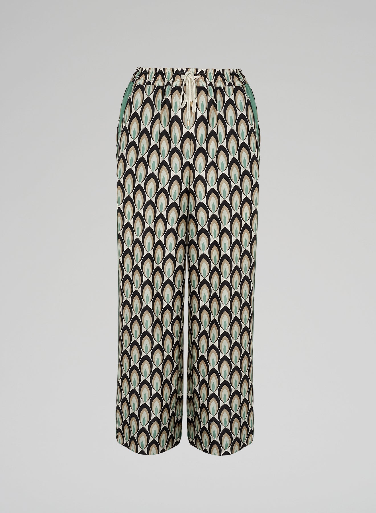 SILK TWILL PANTS