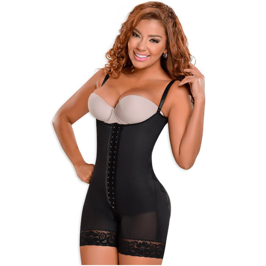 Fajas Salome 0214  Mid Thigh Strapless Body Shaper for Dresses