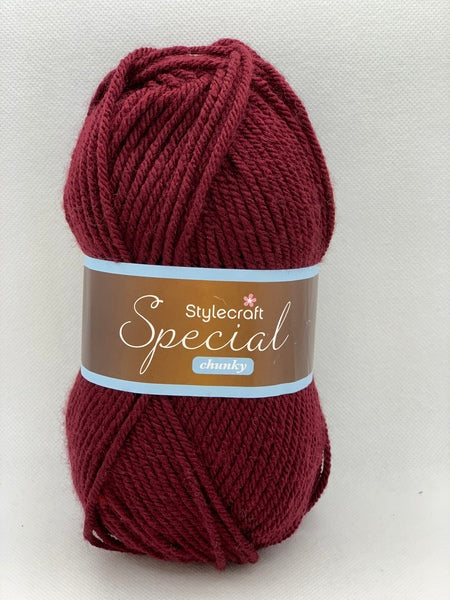 Stylecraft Special Chunky yarn, Copper, lot of 2 (157 yds each)