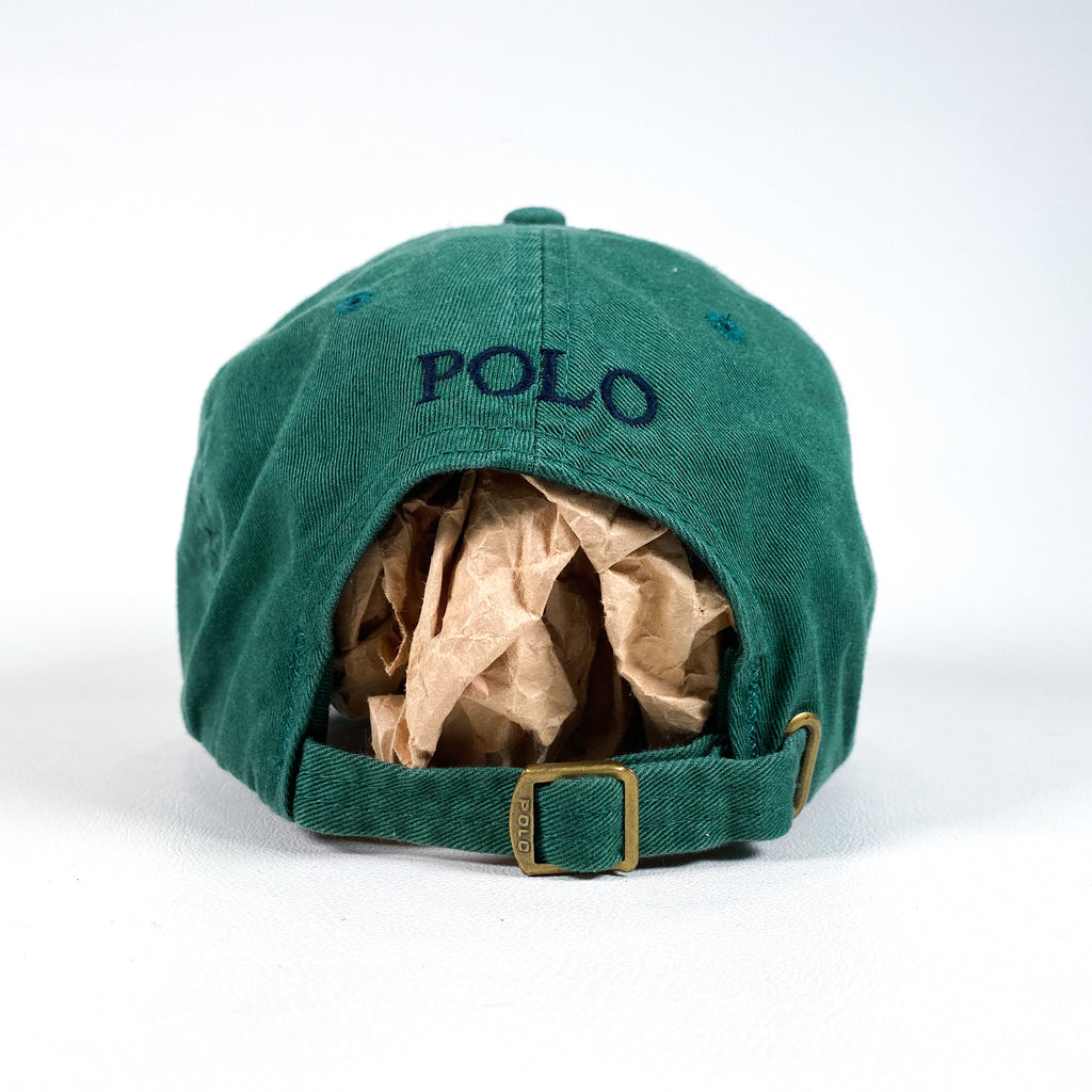 Vintage 90's Polo Ralph Lauren Green Hat – CobbleStore Vintage