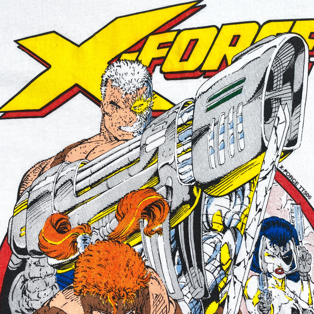 Vintage 1992 Marvel X-Force Cable TT506 Size XL X-Men T-Shirt