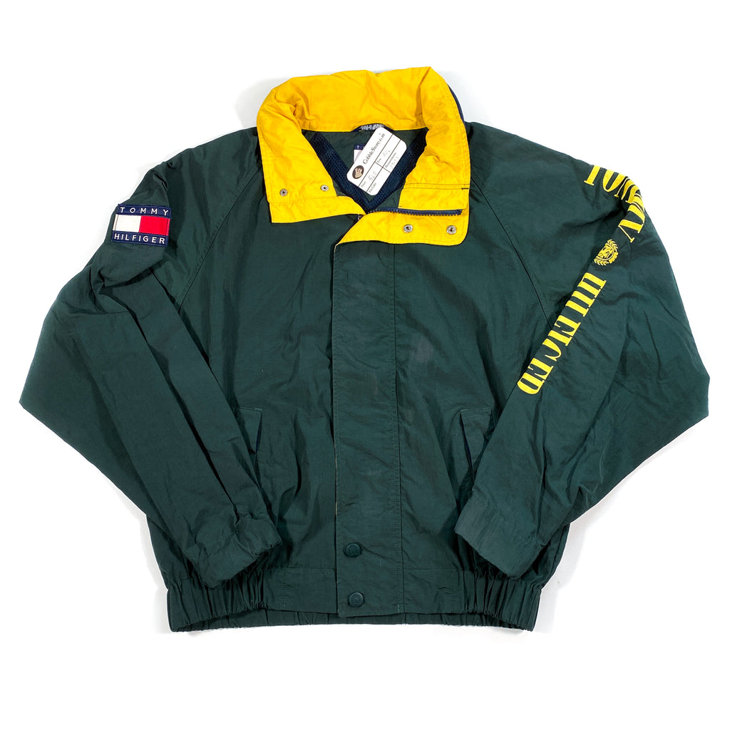 byrde sammensværgelse Opstå Vintage 90's Tommy Hilfiger Green Windbreaker Jacket – CobbleStore Vintage