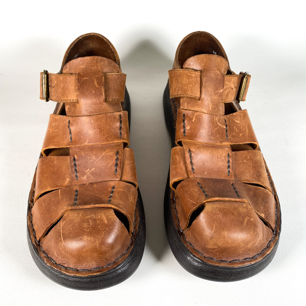 Vintage 90's Polo Ralph Lauren Size 10 Leather Sandal Shoes – CobbleStore  Vintage