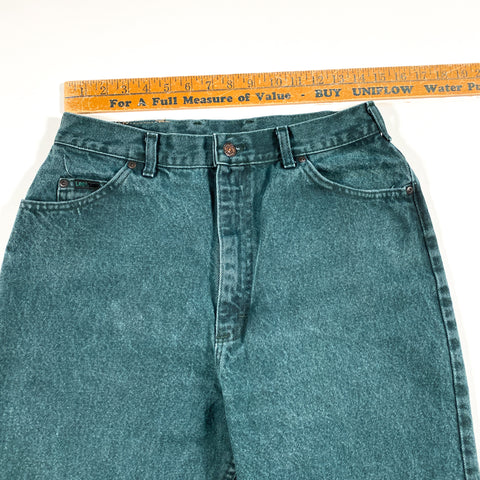 Vintage 80's Lee Women's Forest Green Denim High Waisted Jeans –  CobbleStore Vintage