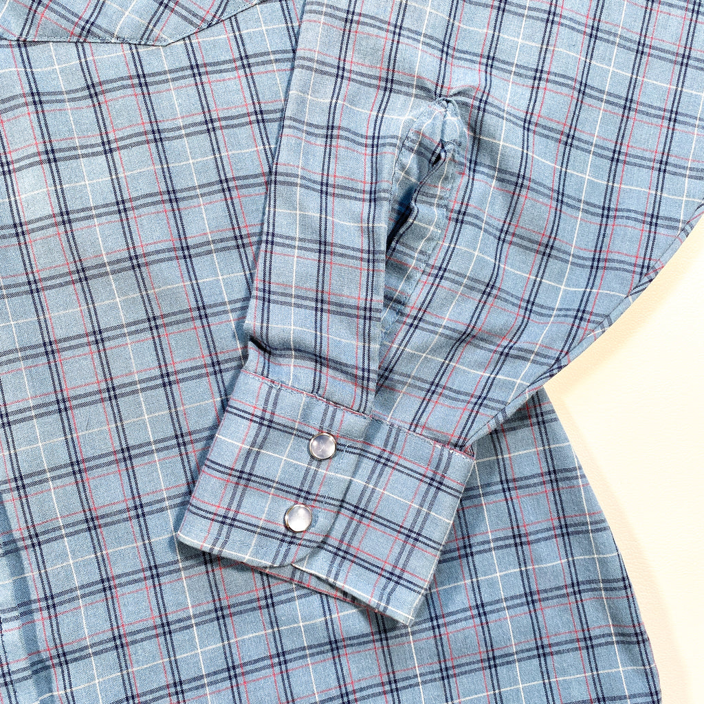 Vintage 70's Levi's Pearl Snap Western Long Sleeve Button Down Shirt –  CobbleStore Vintage