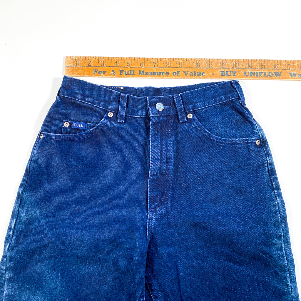 Vintage 80's LEE 27x27 High Waisted Blue Union Made Women's Jeans –  CobbleStore Vintage