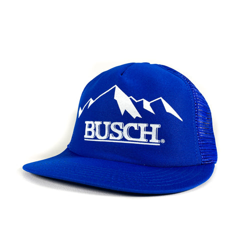 Brew City Busch Light Bass Foam Trucker Hat for Men in Blue