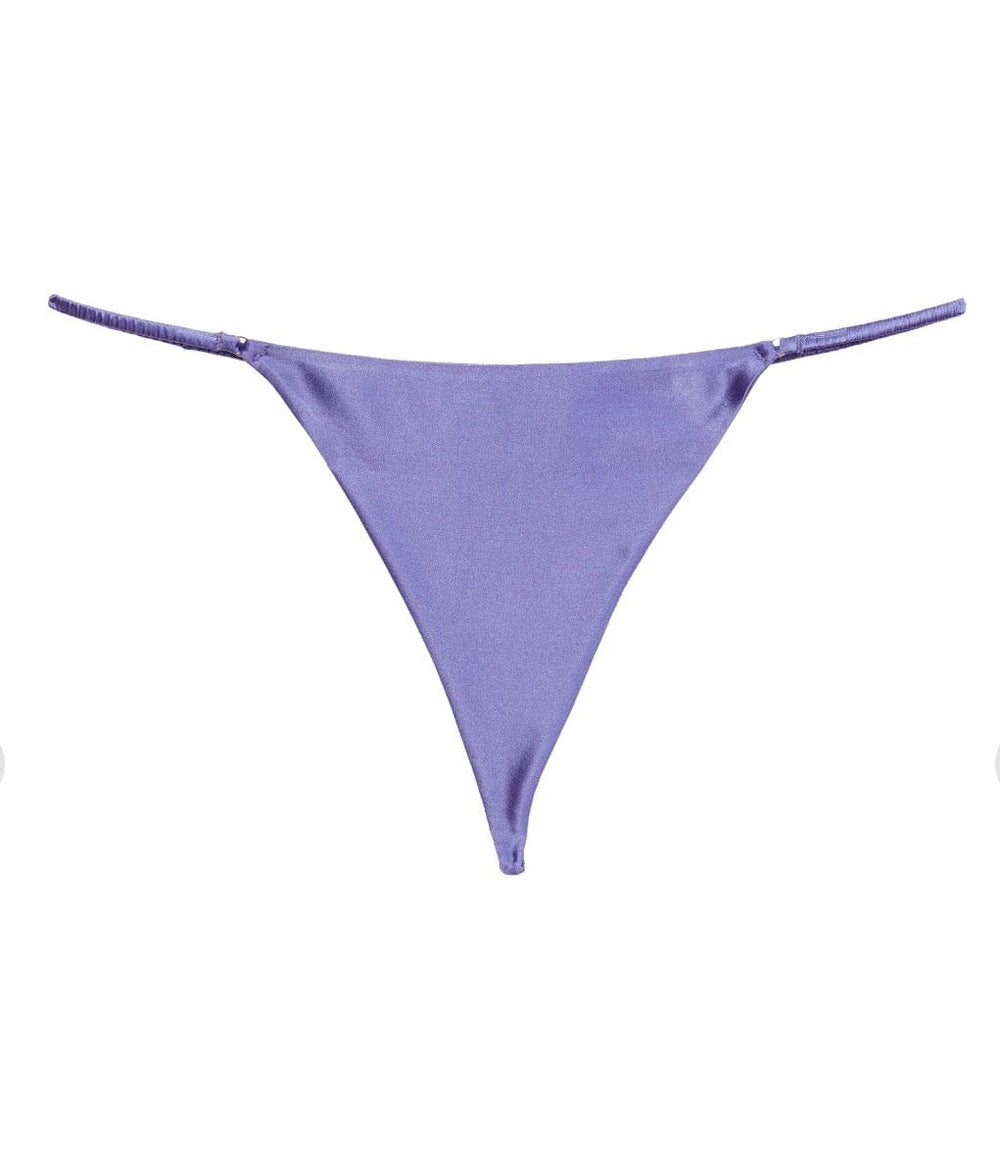 Padded lace triangle bra in Purple Fais-Moi Une Fleur