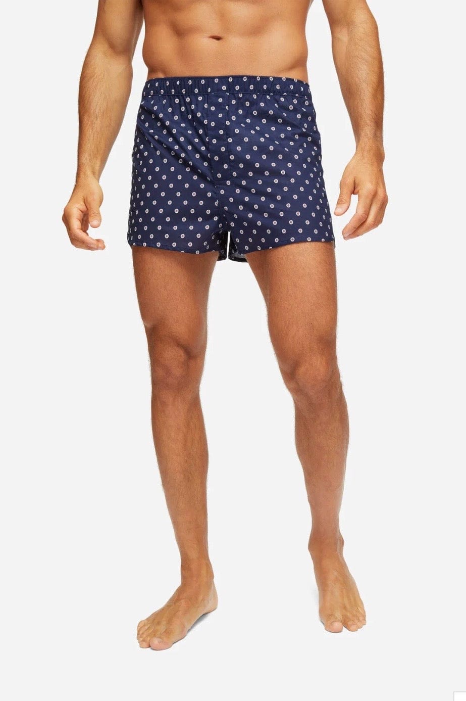 Bailey Silk Satin Navy Men's Classic Fit Boxers