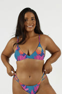 Lani Triangle Bikini Top with Waipouli Back
