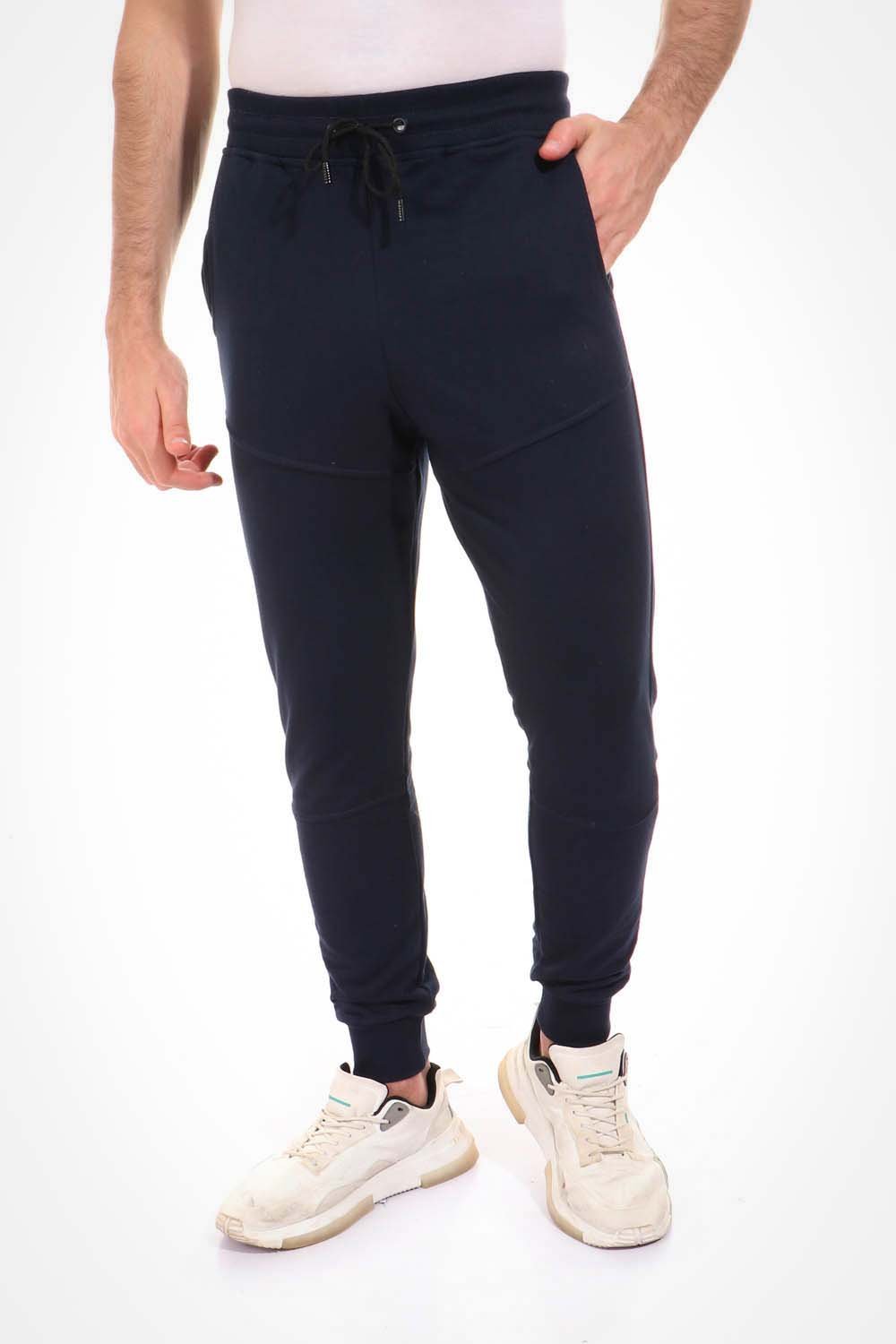 Stylish Casual Sweatpants - Navy Blue– White Rabbit Men`s Wear