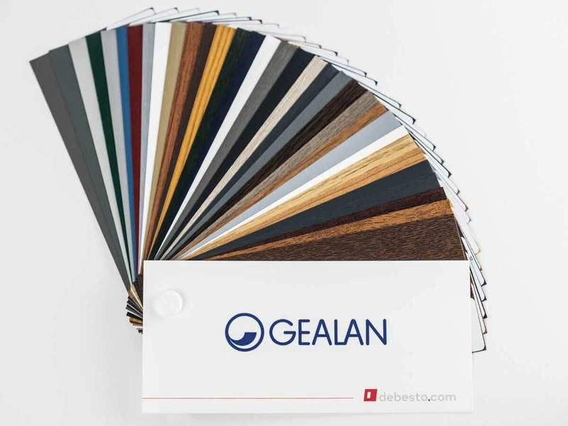 Gealan color chart - bonus product for corner sample of Aluplast Ideal 4000