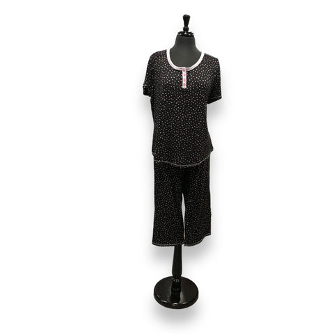 Women's Two Piece Cotton Jersey Knit Capri Pajama Set – Cantafio Sales