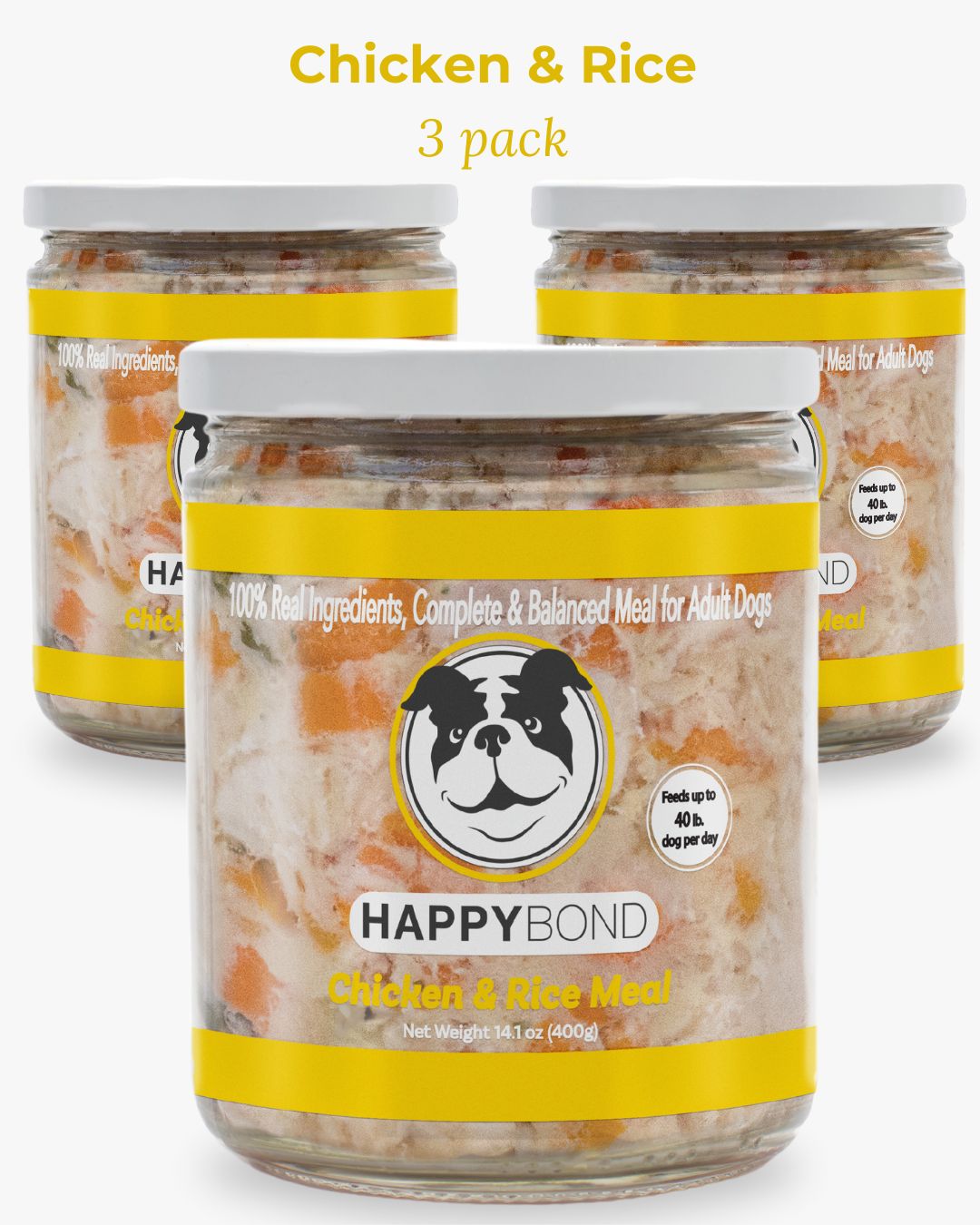 Power Food Bundle | Chicken & Rice - HAPPYBOND product image