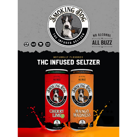 SMOKING DOG SELTZERS & CBD SPARKLING WATERS