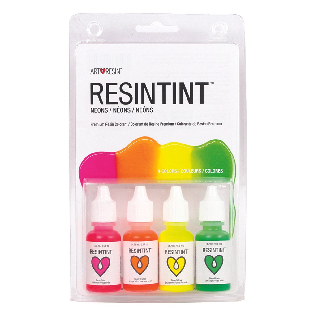 ResinTint Neons - 4 colors - Artresin UK product image