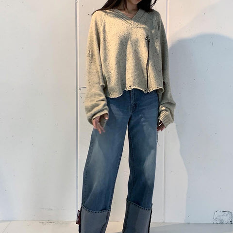 doublet】 MAGNET ATTACHED KNIT PULLOVER – ONENESS ONLINE STORE