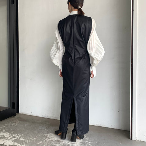 Mame Kurogouchi】 Plungded Long Sweatshirt Dress – ONENESS ONLINE 