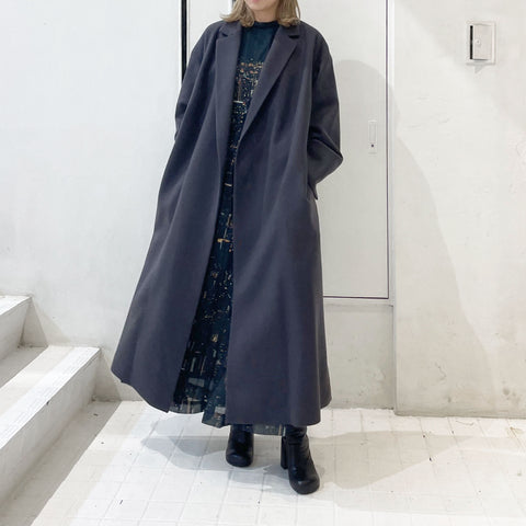 ATON】SUPER 160S DOUBLE SAXONY CHESTER FIELD COAT – ONENESS ONLINE