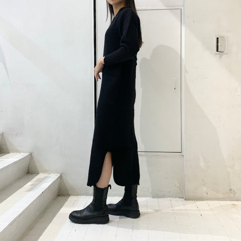 Mame Kurogouchi】 Wool Cashmere Frilled Knitted Dress – ONENESS ONLINE STORE